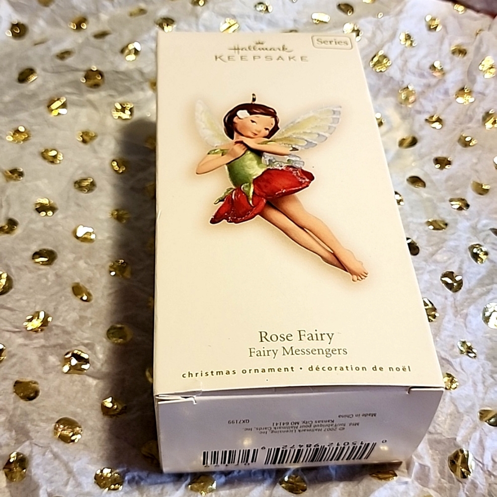 2007 Hallmark Keepsake Rose Fairy Ornament